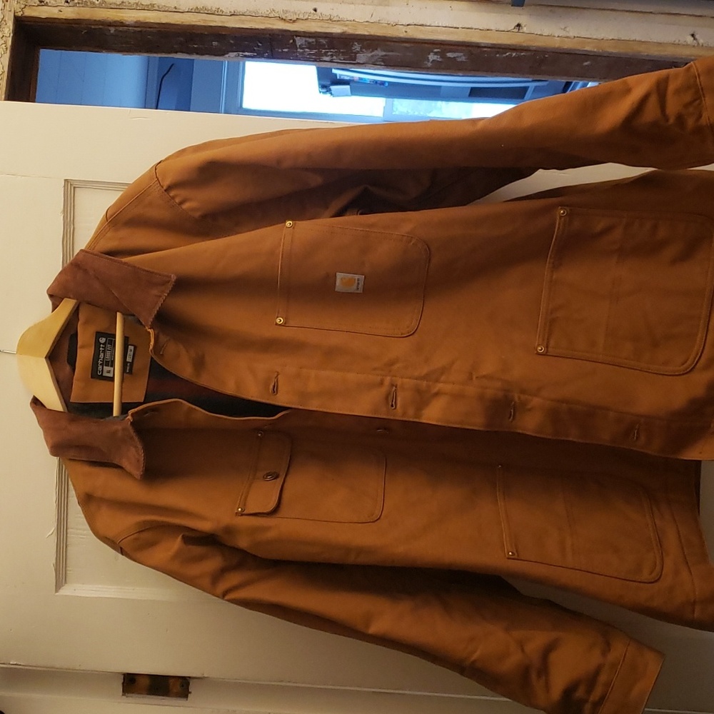 Carhartt Brown Duck C001 men's chore jacket